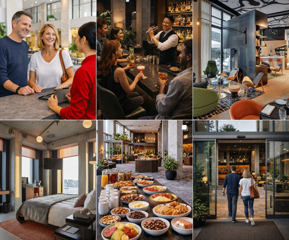 Feed collage visualization